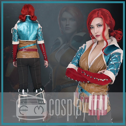 Костюм для косплея дикой охоты Triss Merigold с ремнями ► Фото 1/4