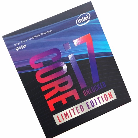 Оригинальная новая коробка, процессор Intel Core 8 series, процессор i7 8086K 4,0 ГГц 12 м, 6 ядер, LGA1151, бесплатная доставка, также продаем i7 8700K ► Фото 1/2
