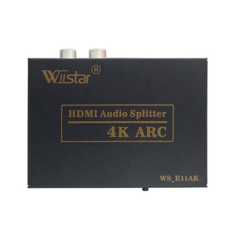 Высококачественный оптический аудио экстрактор с поддержкой ARC Mini HDMI на HDMI SPDIF с адаптером питания 4K x 2K HDMI аудио экстрактор ► Фото 1/1