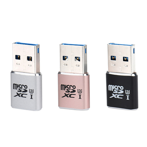 USB Micro SD кардридер 5 Гбит/с, Суперскоростной USB 3,0 Micro SDXC TF T-Flash кардридер, адаптер ► Фото 1/6