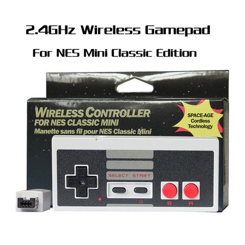 Беспроводной контроллер, геймпад, игровой джойстик, джойстик, контроллер для консоли Nintendo NES Mini Classic Edition, аксессуары для контроллеров ► Фото 1/6