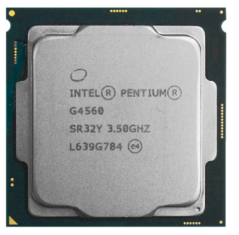 Процессор Intel Pentium G4560 g4560 LGA 1151-land FC-LGA 14 нанометров двухъядерный настольный процессор 100% рабочий ► Фото 1/1