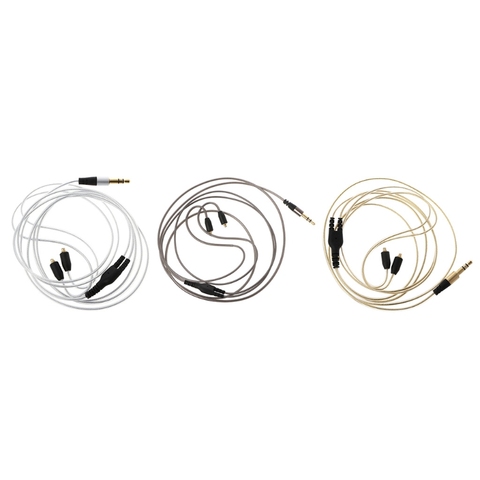 Кабель MMCX для наушников Shure SE215 SE315 SE535 SE846, кабели для наушников, шнур для xiaomi, iphone, Android ► Фото 1/6