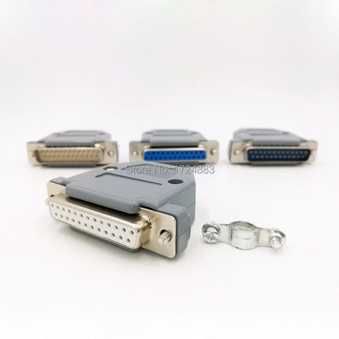 DB25 разъем-адаптер для последовательного кабеля передачи данных, 2-рядный штекер, 25-контактный разъем, гнездовой разъем, разъем D type DP25 ► Фото 1/5