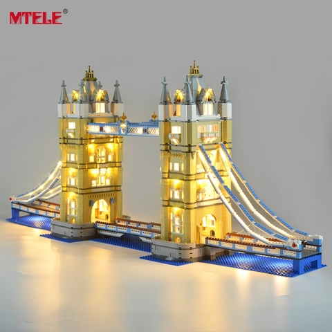 Набор светодиодных светильников MTELE для 10214 года, комплект светильников для архитектурной лондонской башни, совместимых с 17004 (модель в комп... ► Фото 1/6
