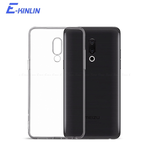 Прозрачный мягкий чехол для Meizu 17 16X16T 16th 16S 16Xs 15 Lite X8 Pro 6 7 Plus M8 M5c M5s M6T M6s M6 Note 8 9 TPU чехол для задней панели телефона ► Фото 1/6