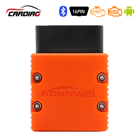 KONNWEI KW902 Bluetooth ELM327 V1.5 чип PIC18f25k80 OBD2 сканер Мини ELM 327 OBDII KW902 считыватель кодов для Android и Windows ► Фото 1/6