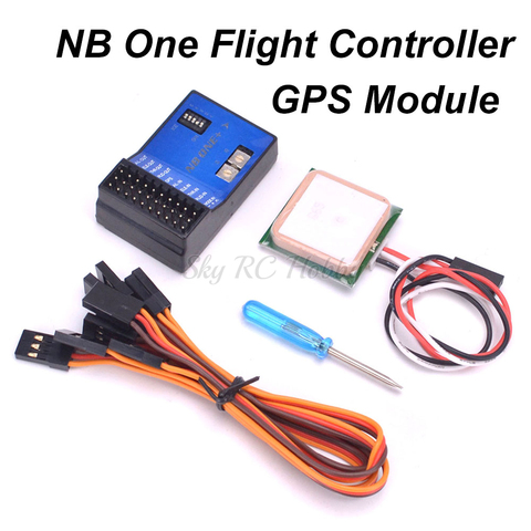 Контроллер полета NB One 32 бит встроенный 6-осевой гироскоп с режимом удержания высоты + модуль GPS для FPV RC фиксированное крыло с фиксированным к... ► Фото 1/6