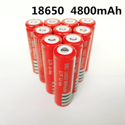 18650 перезаряжаемая литиевая батарея 4800mAh 3,7 V литий-ионная батарея для фонарика фонарь 18650 батареи GTL EvreFire ► Фото 1/3