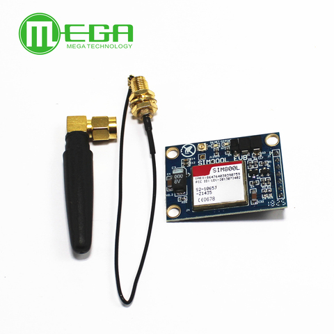 SIM800L V2.0 5V беспроводной GSM GPRS модуль Quad-Band W антенна кабельный колпачок ► Фото 1/3