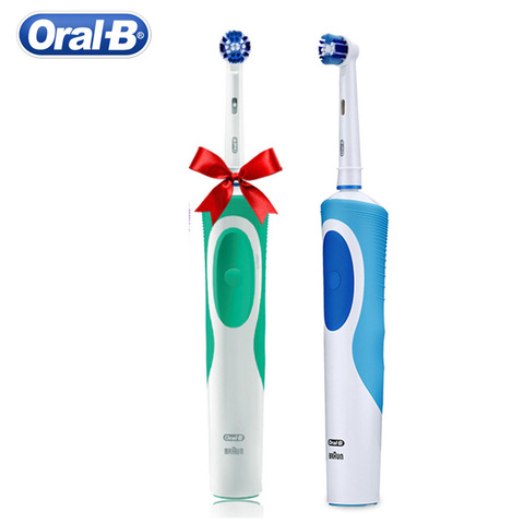 Зубная щетка Oral B аккумуляторная с таймером, индуктивный прибор для чистки зубов, сменные головки ► Фото 1/6