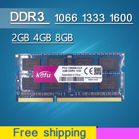 Оперативная память DDR3 4 ГБ 8 ГБ 2 ГБ 1066 1333 1600 1066 МГц 1333 МГц 1600 МГц DDR3L DDR3 4 Гб SODIMM Sdram, память для ноутбука, ноутбук ► Фото 1/6