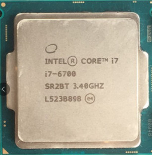 Процессор Intel Core i7 6700, 3,4 ГГц/8 Мб кэш-памяти/четырехъядерный/сокет LGA 1151/четырехъядерный/настольный процессор 6700, процессор ► Фото 1/1