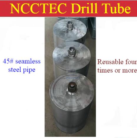 16-600 мм * 360 мм Бурильная труба база для повторной сварки алмазных сегментов сверла сердечника | многоразовые четыре раза бесшовные стальные трубы ► Фото 1/1