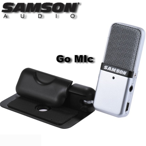 Портативный USB конденсаторный микрофон Samson Go, подключи и играй, совместимый с Mac или ПК, запись музыки, подкастинга ► Фото 1/5