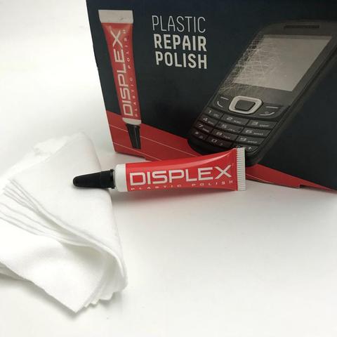 DISPLEX Display Полирующий крем для удаления царапин, ремонтная паста с 5 чистыми салфетками на мобильный телефон, экран MP3, ремонт царапин ► Фото 1/3