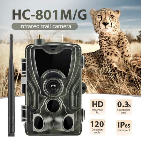 Камера наблюдения за дикой природой, беспроводная камера наблюдения за дикой природой, 3G, MMS, SMTP, 16 Мп, 1080P, HC801G ► Фото 1/6