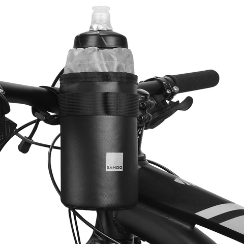 Sahoo дорожная 112050 велосипедная изолированная сумка на руль велосипеда для бутылки с питьевой водой, сумка-холодильник для чайника, держатель... ► Фото 1/6