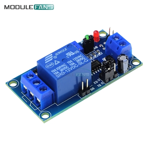 Регулируемая потенциометровая плата DC 12 В, модуль переключателя включения/задержки выключения с платой управления таймером ► Фото 1/6