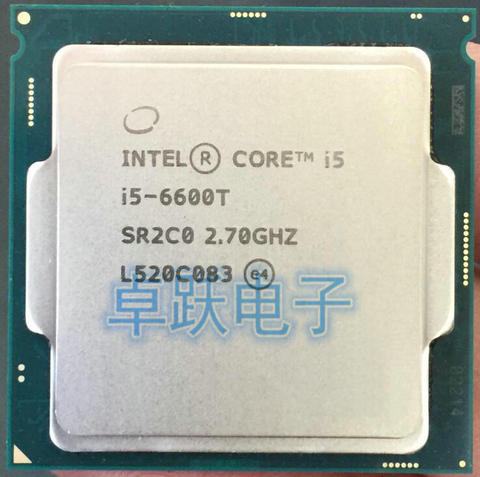 Процессор Intel I5 6600T I5-6600T LGA1151 14 нанометров четырехъядерный 100% рабочий процессор для настольного компьютера Бесплатная доставка ► Фото 1/1