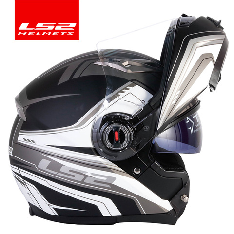 Шлем casco capacete LS2 ff370 С Откидывающейся Крышкой для езды на мотоцикле, мотоциклетный шлем с солнцезащитным стеклом ► Фото 1/5