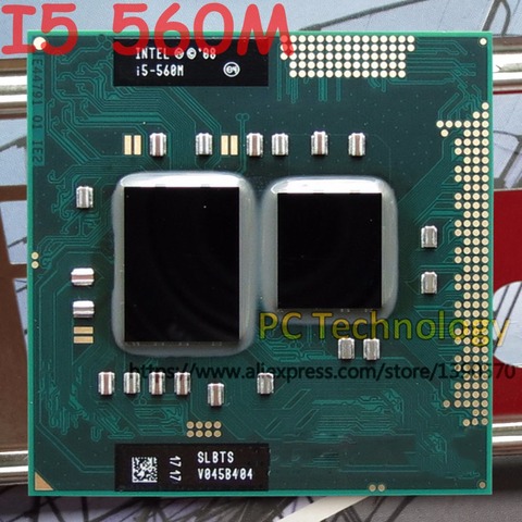 Оригинальный мобильный процессор Intel Core I5 560m SLBTS 2,40 ГГц 3M двухъядерный процессор для ноутбука ► Фото 1/1