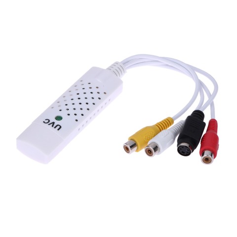 Адаптер для видеозахвата Easycap USB2.0 для NTSC/PAL VHS на DVD, портативный преобразователь видеосигнала для Win7/8/XP/Vista ► Фото 1/6
