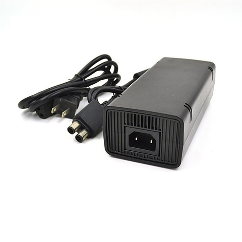 Для Microsoft XBox 360 x-360 S тонкий 135 Вт источник питания адаптер переменного тока зарядное устройство 220 В зарядка питания Шнур кабель Линия ЕС/США ► Фото 1/4