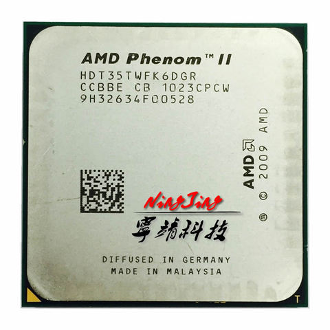 6-ядерный процессор AMD Phenom II X6 1035T 1035 2,6G HDT35TWFK6DGR Socket AM3 ► Фото 1/1