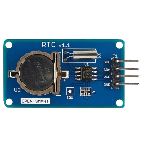 Модуль DS1307 RTC, модуль часов в реальном времени I2C интерфейс для Arduino ► Фото 1/3