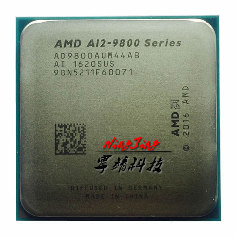 AMD A12-Series A12 9800 3,8 ГГц четырехъядерный процессор AD9800AUM44AB разъем AM4 ► Фото 1/1