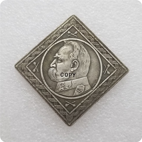 1934 Польша 10 Zlotych копировальная монета ► Фото 1/2