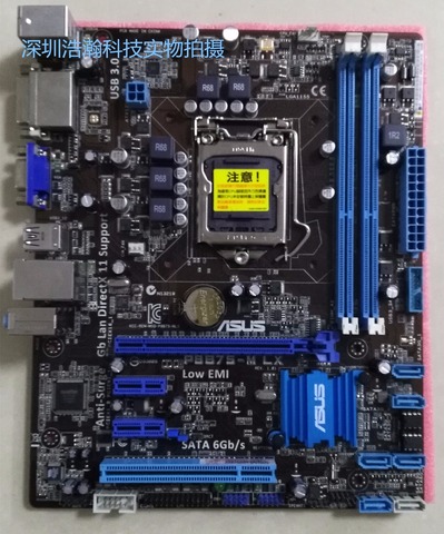 Оригинальная материнская плата для P8B75-M LX LGA 1155 DDR3 для i3 i5 i7 cpu 16 Гб материнская плата SATA3 USB3.0 ATX b75 настольная материнская плата ► Фото 1/1