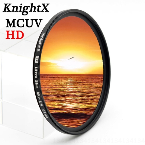 Фильтр KnightX HD MCUV MC 49 мм 52 мм 55 мм 58 мм 62 67 мм 72 мм 77 мм, УФ-объектив для Nikon canon t3i D3100 D3200 D5200 D7100 d5300 d3300 ► Фото 1/2