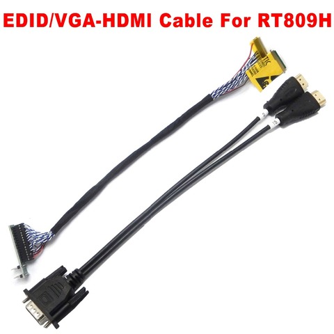 Кабель Edid с VGA к HDMI кабель для RT809H программиста olve проблема печати и чистки в HDMI порт ► Фото 1/1