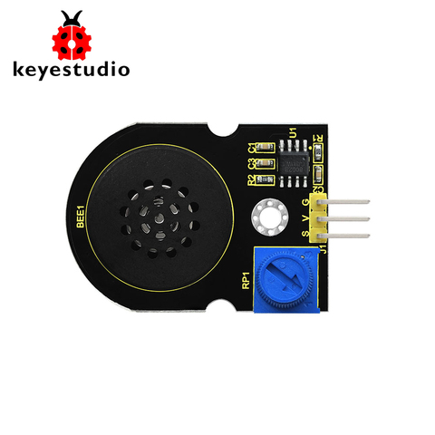 Модуль усилителя мощности keyestudio 8002B, динамик, зуммер для промышленного класса Arduino ► Фото 1/5
