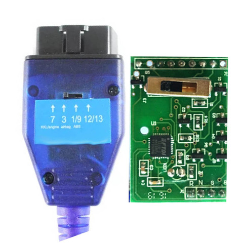 Диагностический кабель VAG USB Obd2 FTDI FT232RQ с чипом VAG, для автомобилей Fiat, инструмент для сканирования ЭБУ, интерфейс USB, адаптер OBD ► Фото 1/6