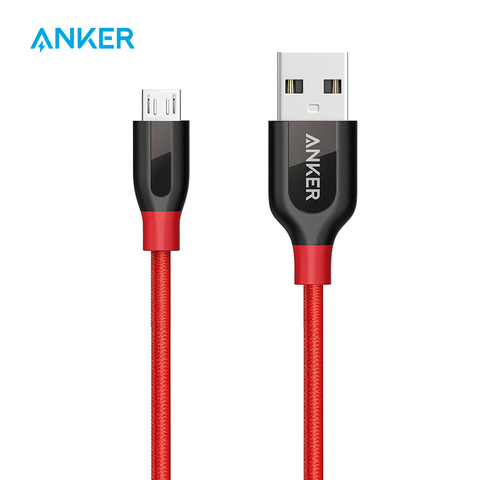Прочный кабель Anker Powerline + Micro USB премиум-класса [двойной плетеный нейлон] для смартфонов Samsung, Nexus, LG, Motorola, Android ► Фото 1/6