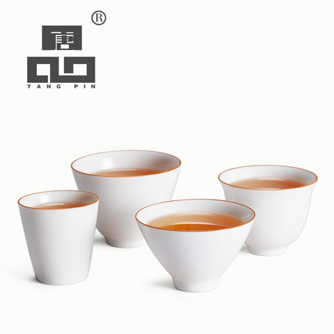 TANGPIN белая керамическая чашка для чая керамические фарфоровые чайные чашки ► Фото 1/5
