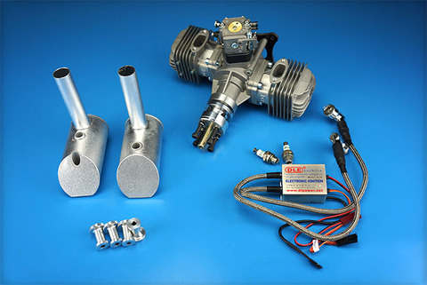 Новый двухбензиновый двигатель DLE60 DLE-60cc для радиоуправляемого самолета модели 60CC ► Фото 1/1