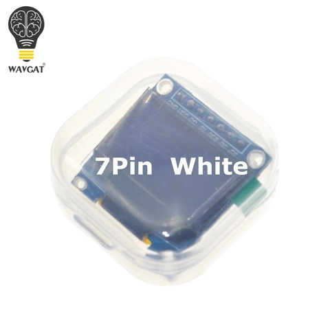 Модуль дисплея WAVGAT, 0,96 дюйма, SPI OLED, белый цвет, 128X64 OLED 7Pin чип драйвера SSD1306 для arduino ► Фото 1/6