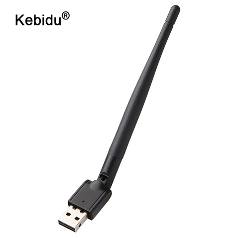 Kebidu Мини Wi-Fi USB Сетевая карта MT7601 150M беспроводной WiFi приемник Внешний USB2.0 Wi-Fi антенна адаптер LAN донгл оптовая продажа ► Фото 1/6