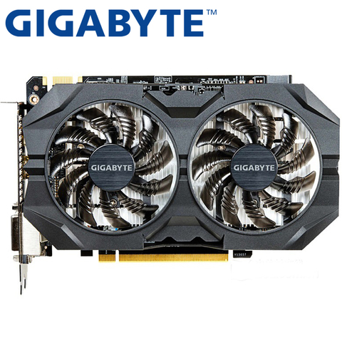 Видеокарта GIGABYTE GTX 950 2GB 128Bit GDDR5, графические карты для nVIDIA VGA Geforce оригинал GTX950 б/у HDMI 1050 TI 750 ► Фото 1/4