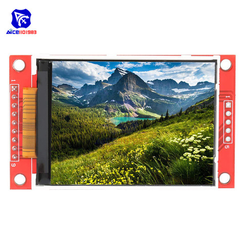 TFT SPI ЖК-дисплей 2,2 дюйма, модуль 240*320 ILI9341 с слотом для SD-карты для Arduino Raspberry Pi 51/AVR/STM32/ARM/PIC ► Фото 1/6