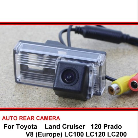 Для Toyota Land Cruiser LC 100 120 200 V8 Prado камера заднего вида ночного видения Автомобильная камера заднего вида HD CCD ► Фото 1/6