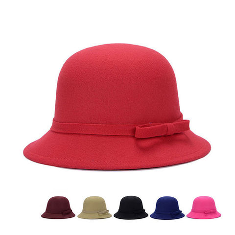 Женская Цветочная шляпка 1920s, берет в стиле винтаж, зимняя шапочка с широкими полями ► Фото 1/6