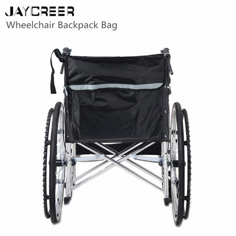 Рюкзак для инвалидной коляски jaycree-черный-отличный набор аксессуаров для ваших мобильных устройств. Подходит для большинства скутеров, ходунков, роликов ► Фото 1/6
