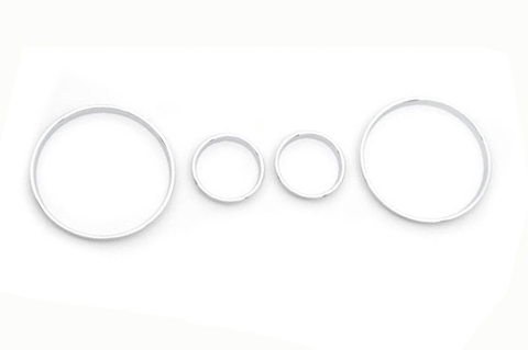 Хромированный набор колец для приборной панели для BMW E38 E39 E53 ► Фото 1/1