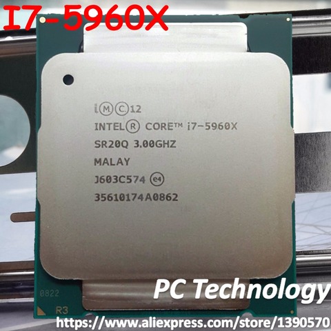 Оригинальный процессор I7 5960X Intel Xeon, процессор с 8 ядрами, 3,00 ГГц, 20 МБ, 22 нм, процессор I7 5960 X, 1 год гарантии, бесплатная доставка ► Фото 1/1