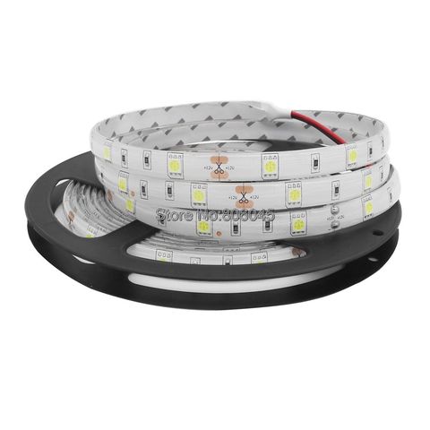 5 м 12 В DC SMD 5050 Светодиодная лента 30 светодиодов/м 150 светодиодов IP20 IP65 водонепроницаемая лента белый теплый белый 5050 RGB гибкая светодиодная ле... ► Фото 1/6